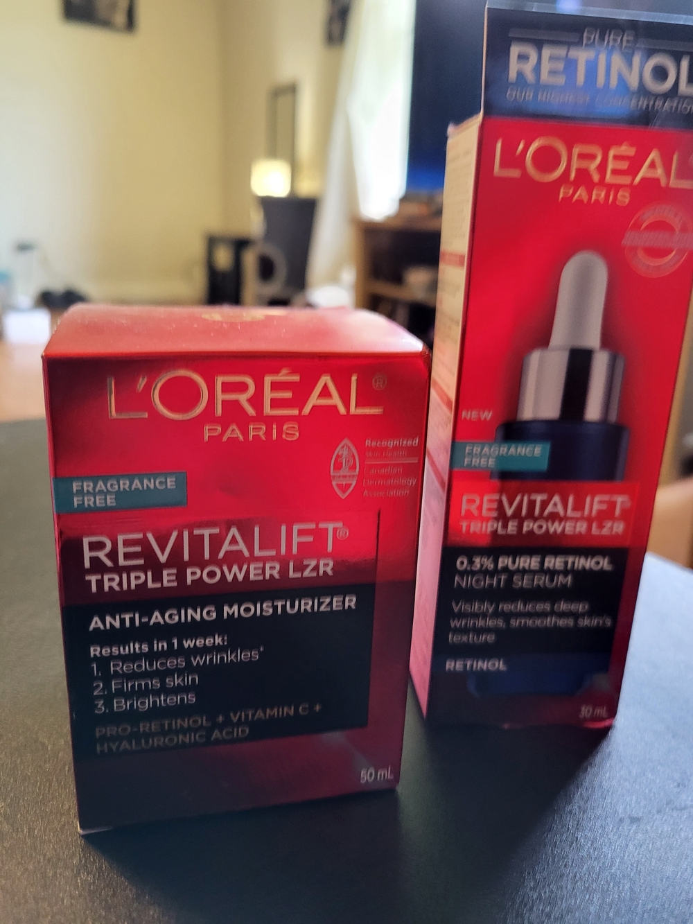 L'Oréal Revitalift Triple Power LZR Anti-Aging Moisturizer & Retinol Night Serum
